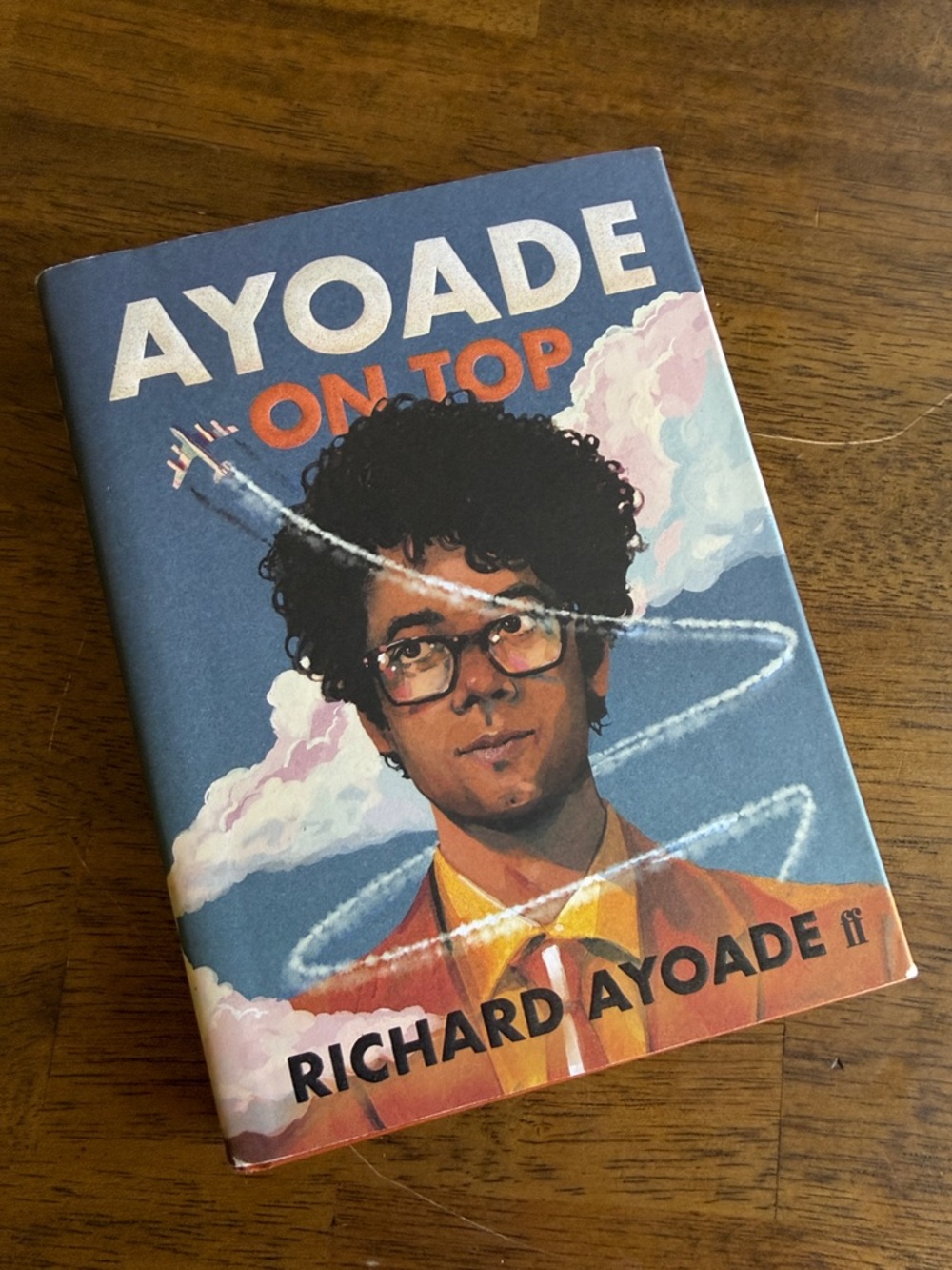 Ayoade On Top by Richard Ayoade - Illustrated Hardcover (Blue, Orange, Cream)